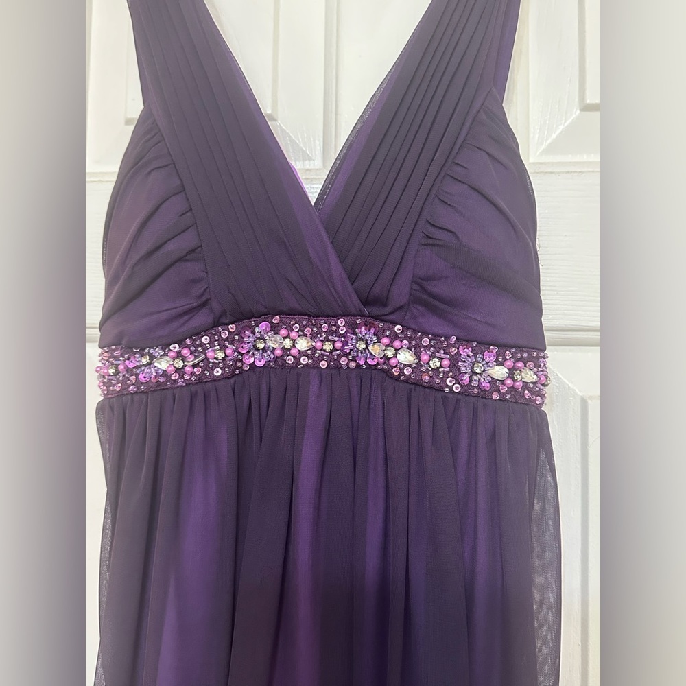 Jodi Kristopher Purple Sequin Sundress Size S